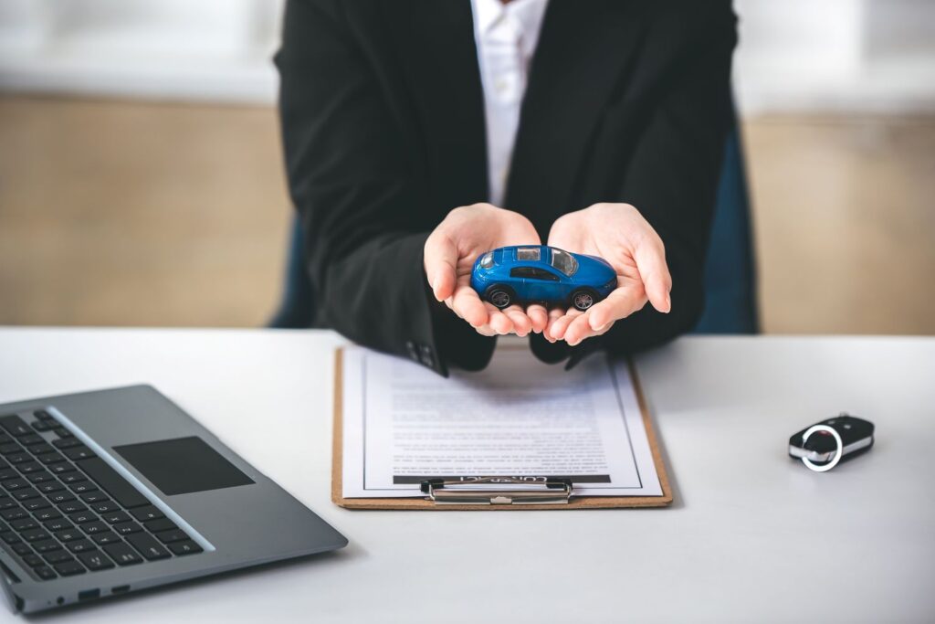 person holding toy car